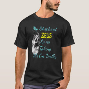 T-shirt Berger allemand Zeus Chien amour