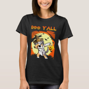 T-shirt Berger australien Dabbing Boo Yall Ghost Hallowe
