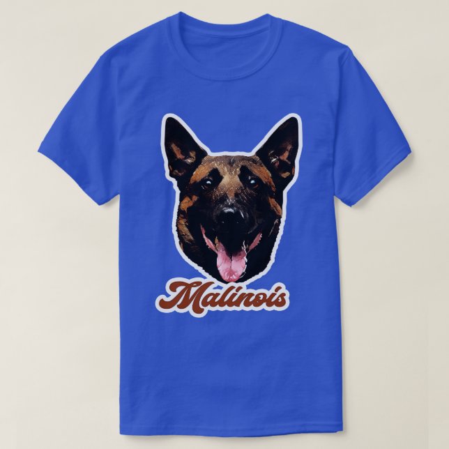 T-shirt berger belge malinois (Design devant)