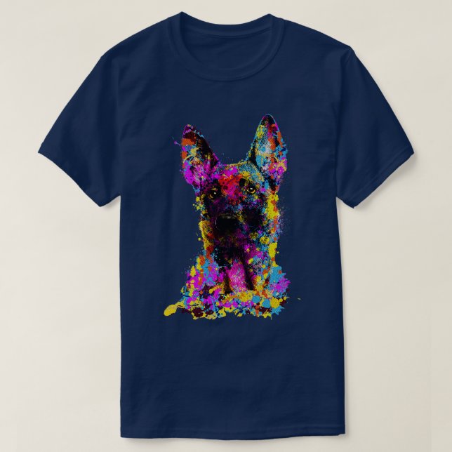 T-shirt Berger belge Malinois (11) (Design devant)