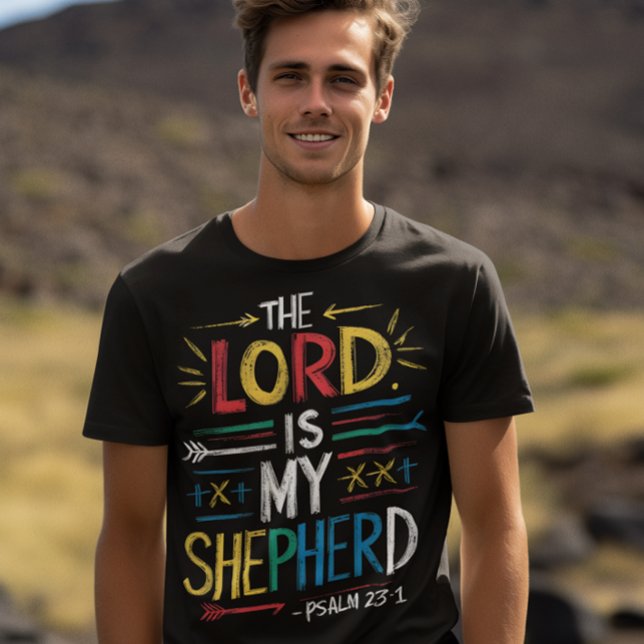T-shirt Berger céleste : Verse de la Bible (Créateur téléchargé)