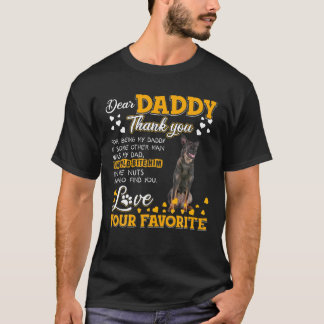 T-shirt Berger Néerlandais Cher Papa Merci D'Être Mon Père
