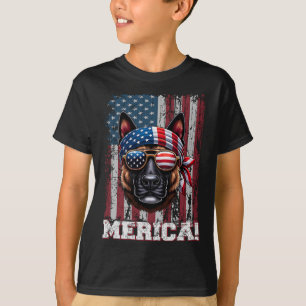 T-shirt Berger néerlandais patriotique Amoureux des chiens