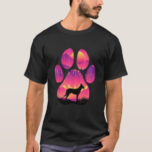 T-shirt Berger néerlandais Paw Maman Papa Chien Femmes Hom