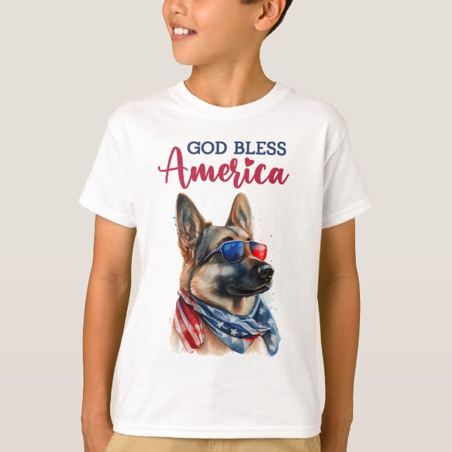 T-shirt Berger patriotique allemand (Devant)