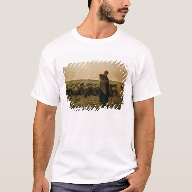 T-shirt Bergère avec son troupeau, 1863 (Devant)