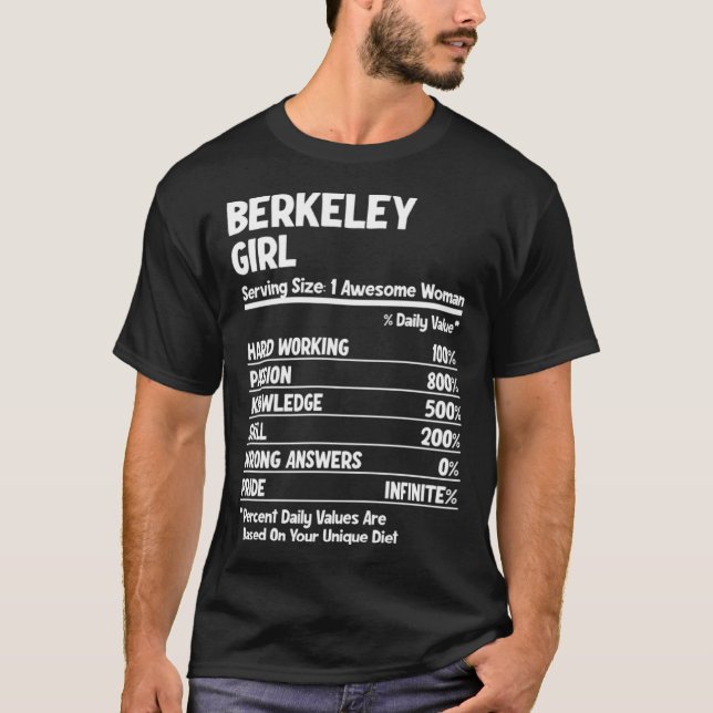 T-shirt Berkeley Girl (Devant)