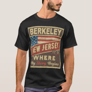 T-shirt BERKELEY, NJ C'est là que commence mon histoire