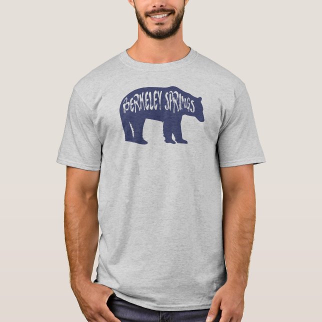 T-shirt Berkeley Springs Ours de Virginie-Occidentale (Devant)