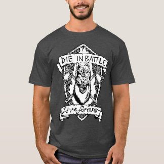 T-shirt Berkerker meurt en bataille