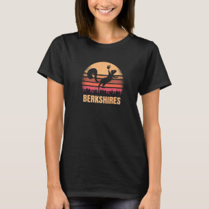 T-shirt Berkshires Massachusetts Écureuil Vintage Ma Retro