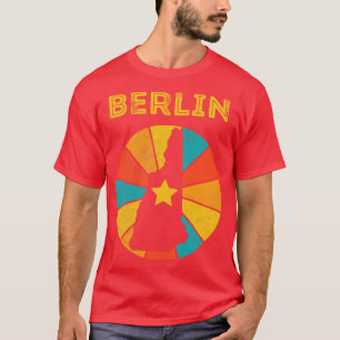 T-shirt Berlin New Hampshire Vintage Souvenir désorganisé