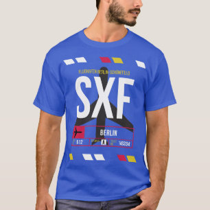 T-shirt Berlin SXF Airport Code Bagages Balise 1