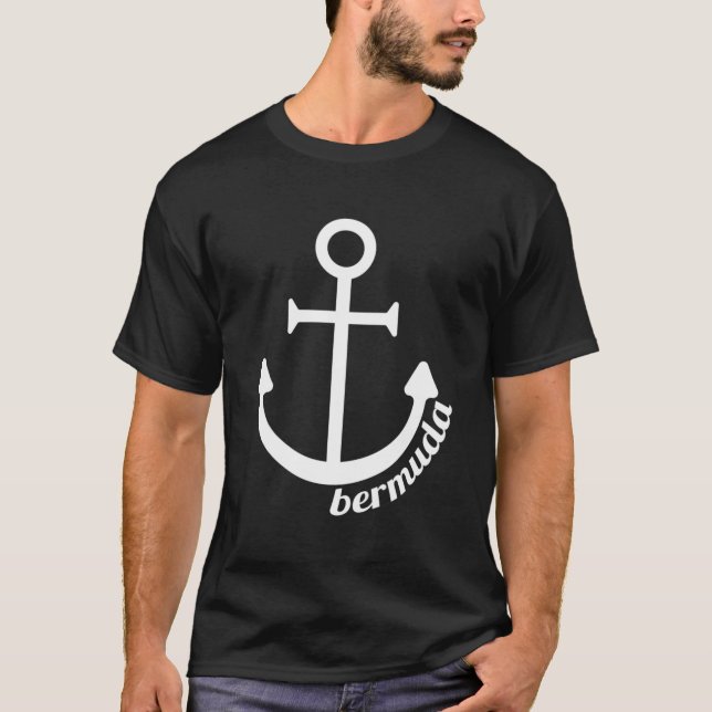 T-shirt Bermuda Ancre Produit - Cadeau Ou Souvenir (Devant)