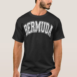 T-shirt Bermudes Varsity Style rose avec Tet blanc