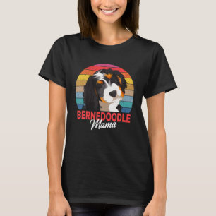T-shirt Bernedoodle Mama Chien Maman Propriétaire Funny Fe