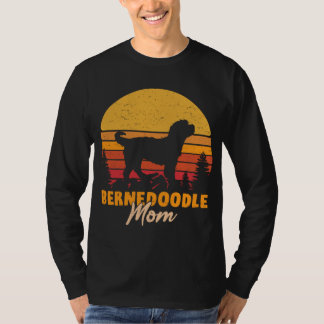 T-shirt Bernedoodle Maman Mama Vintage Retro Chien Femmes 