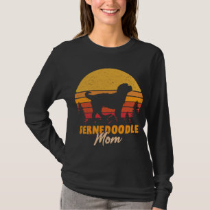 T-shirt Bernedoodle Maman Mama Vintage Retro Chien Femmes