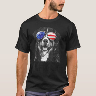 T-shirt Bernese Mountain Dog 4 juillet Merica Hommes Améri