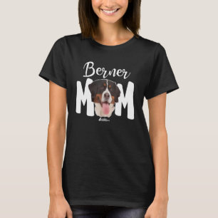 T-shirt Bernese Mountain Dog Cute Berner Maman Marcher Top