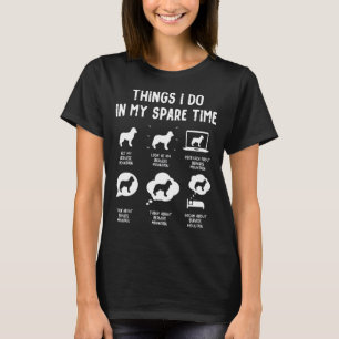T-shirt Bernese Mountain Things Do Spare Time Chien Maman 