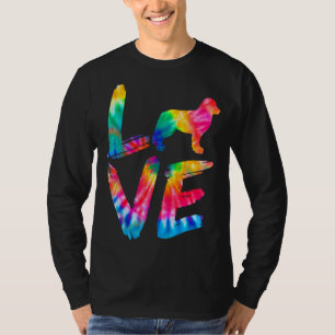 T-shirt Bernese Mountain Tie Dye Log Chien Maman Papa