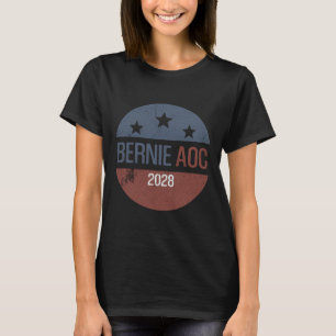 T-shirt Bernie Aoc 2028 Bernie Sanders Alexandria Cortez P
