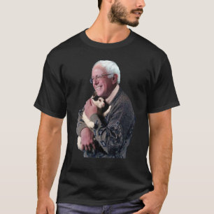 T-shirt Bernie Sanders Accroche Cat Chemise mignonne Anima
