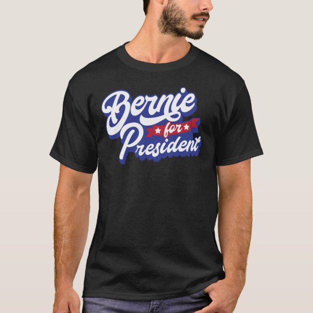 T-shirt Bernie Sanders pour le président 2020 Don pour (Devant)
