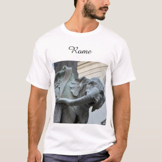 T-shirt Bernini's Elephant and Obelisk - Rome Italy