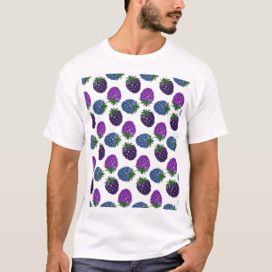 T-shirt Berries colorées : Motif multicolore sans fil.