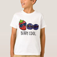 Berry Cool Funny Fraise Blueberry Pun