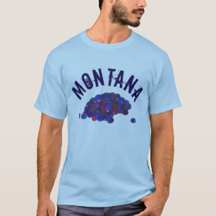 T-shirt Berry de canneberges de Montana Huckleberries