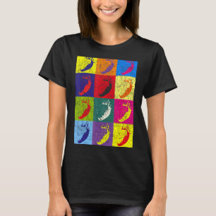 T-shirt Berry rouge Nourriture d'été Pop Art fraise 1