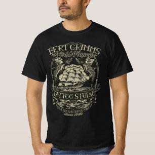 T-shirt Bert Grimm World Famous Tattoo Studio 1954 