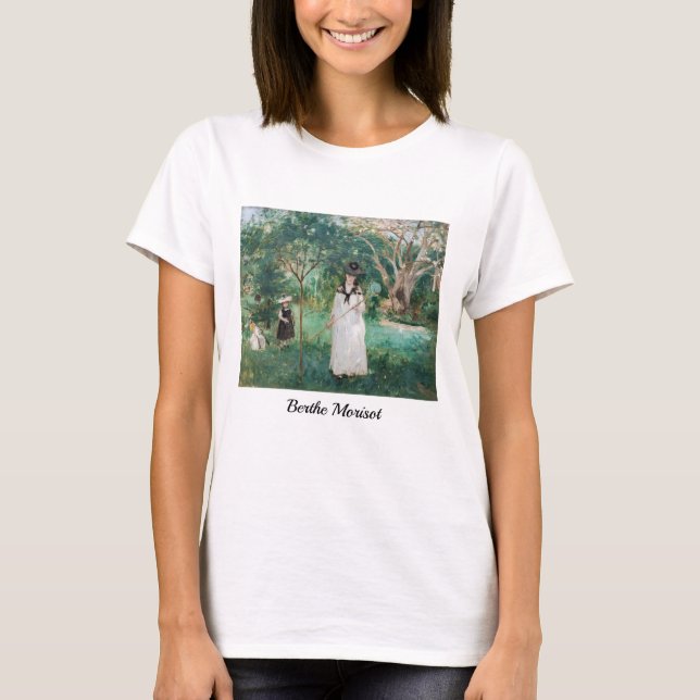 T-shirt Berthe Morisot - La chasse aux papillons (Devant)