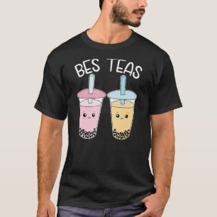 T-shirt Bes Teas Besties Buble Tea Cute Boba Best Friends