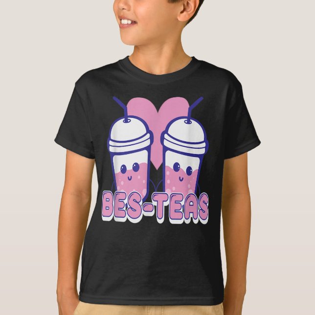 T-shirt Bes-thés Funny Bubble Tea Cadeau Cute Pun Bes-thés (Devant)