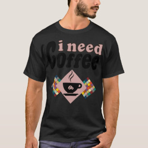 T-shirt besoin café cappuccino escalade