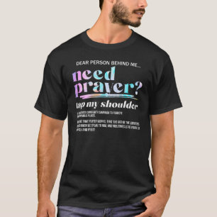T-shirt Besoin De Prière Toucher Mon Épaule Christian Homm