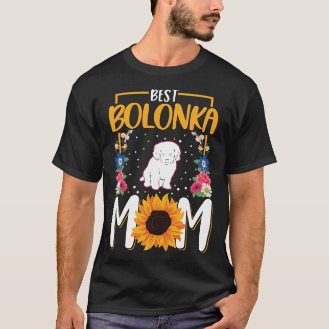 T-shirt Best Bolonka Mom Ever (Devant)