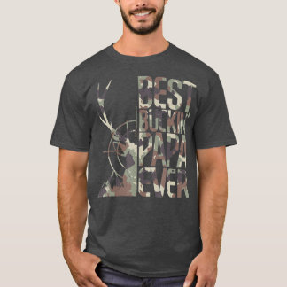 T-shirt Best Buckin Papa Ever Funny Deer Hunter Cool Hunti