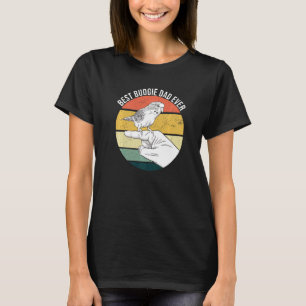 T-shirt Best Budgie Papa Jamais Parakeet Parrot Oiseau Pou