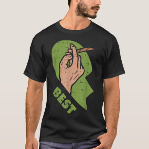 T-shirt Best Bued Weed Matching Couple Joint Stoner Frien