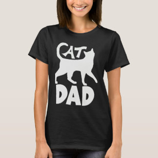 T-shirt Best CAT DAD Fathers Day Kitty Daddy Papa Christm