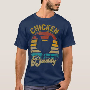 T-shirt Best Chicken Daddy Vintage Retro Les années 70 Ch
