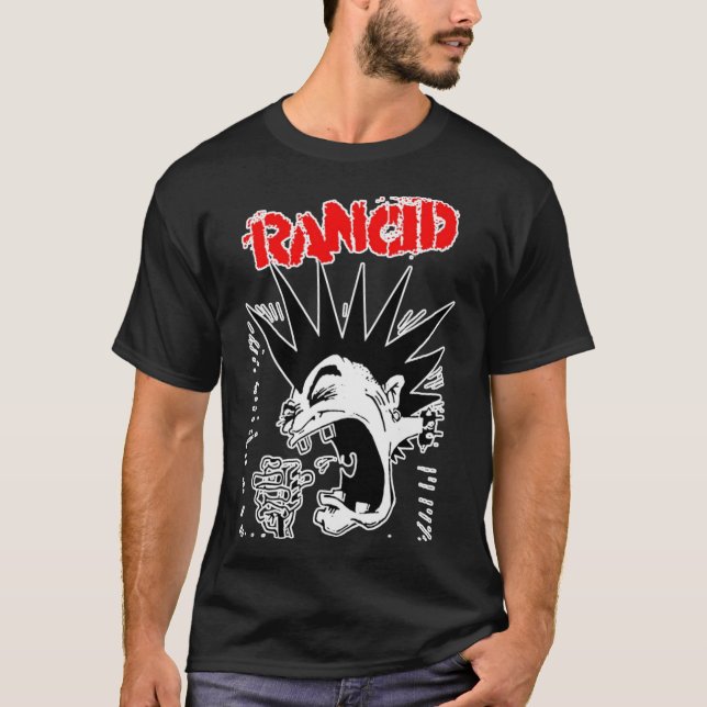T-shirt Best Clear Design Of Pop Punk Rock Band Logo Class (Devant)