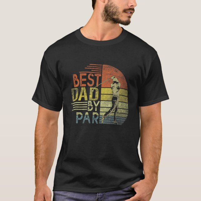 T-shirt Best Dad By Par Father s Day Golf  Grandpa (Devant)