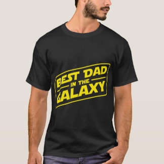 T-shirt Best Dad in the Galay SciFishirt vintage