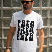 Best Dad Retro Wavy - Funny Papa's Day Cadeau